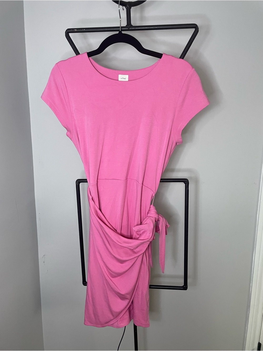 Wilfred Bright Pink Stretch Knit Top